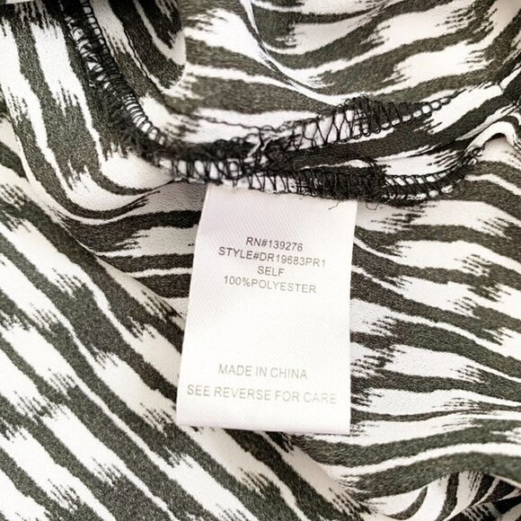 DR2 black white sheer lightweight sleeveless tank top blouse -‎ Medium - Picture 7 of 7